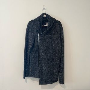 H&M Asymmetrical Zip Sweater